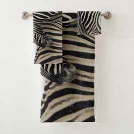 Conjunto De Toalhas Zebras na cauda