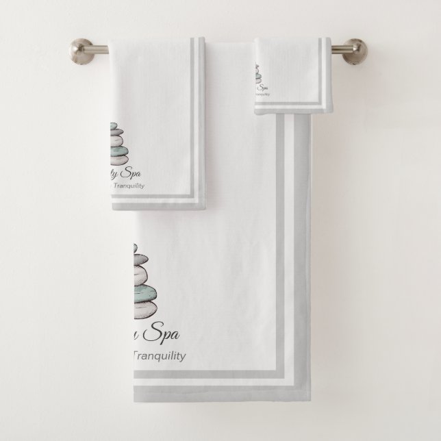 Conjunto De Toalhas Zen Serenity Spa Bath Towel Set (Insitu)