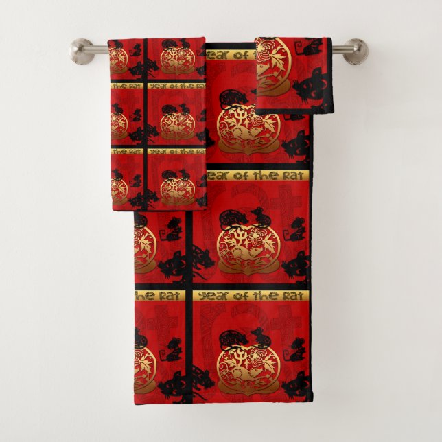 Conjunto De Toalhas Zodidia de Nascimento Zodíaco, Ano Chinês (Insitu)