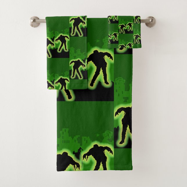 Conjunto De Toalhas Zombie Apocalypse Kids (Insitu)