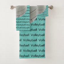 Conjunto de Torres de Design de texto de Voleibol