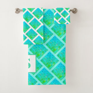 Conjunto de Torres Monogramas Primavera Brilhante