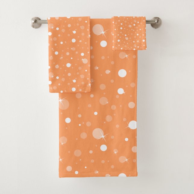 CONJUNTO DE TOWEL DA BANHEIRA DE LARANJA PERSONALI (Insitu)