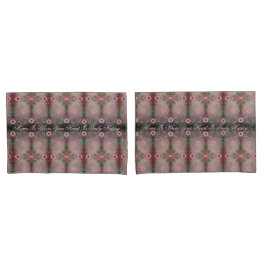 Conjunto de Travesseiros Rosa bonito e Feliz