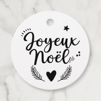Conjunto Etiqueta - Joyeux Noël - N&B
