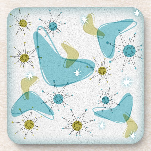 Conjunto Meio século Modern Starburst Porta copos (Frente)