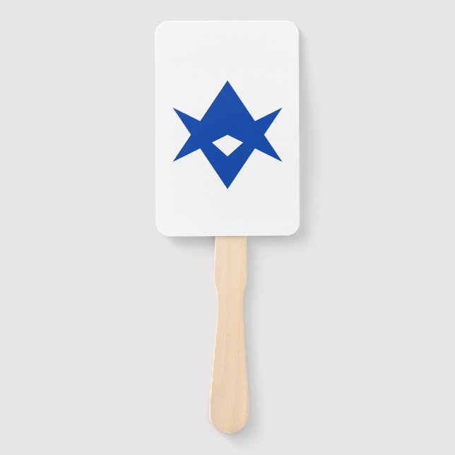 Conjunto patriótico de leques manuais, bandeira da (Frente)