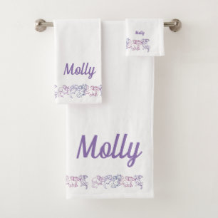 Conjunto Personalizado de Toalhas de Banho de Drag