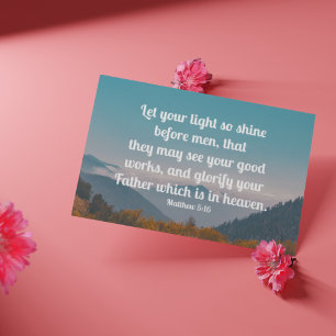 Conjunto Verso de Memória do Evangelho - Matthew