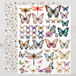 Conjunto WatercolorButterfly para corte exigente