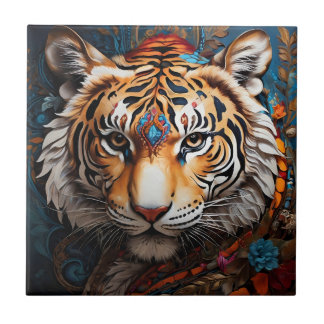 Conjuntos de Azulejos cerâmicos Boho Tiger