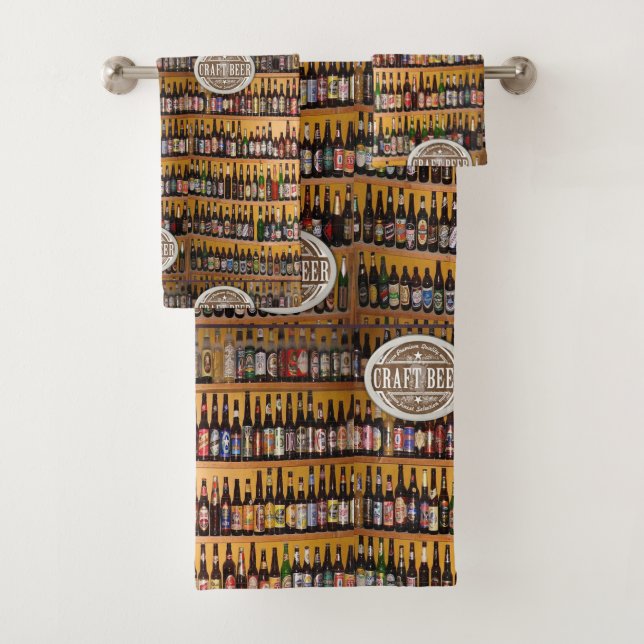 Conjuntos de Toalhas de Banheiro Cerveja (Insitu)
