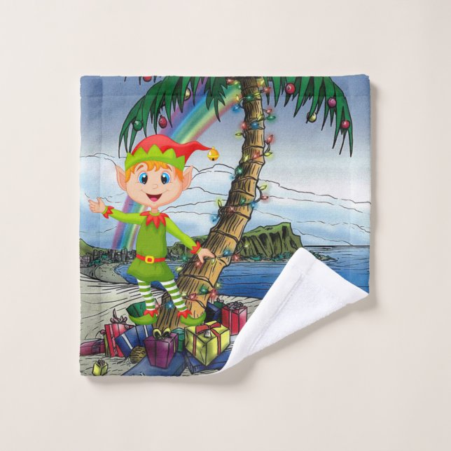 Conjuntos de Toalhas de Banho de Natal, Beach Bum  (Pano de lavar)