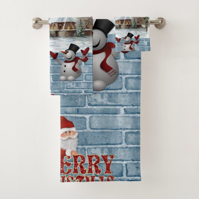 Conjuntos de Toalhas de Natal, Feliz Natal (Insitu)