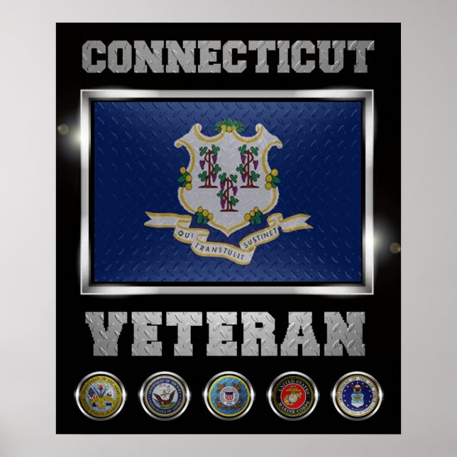 Connecticut Veteran poster (Frente)