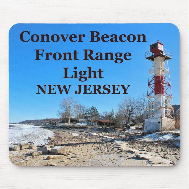 Conover Beacon Front Range Light, Mousepad NJ (Frente)