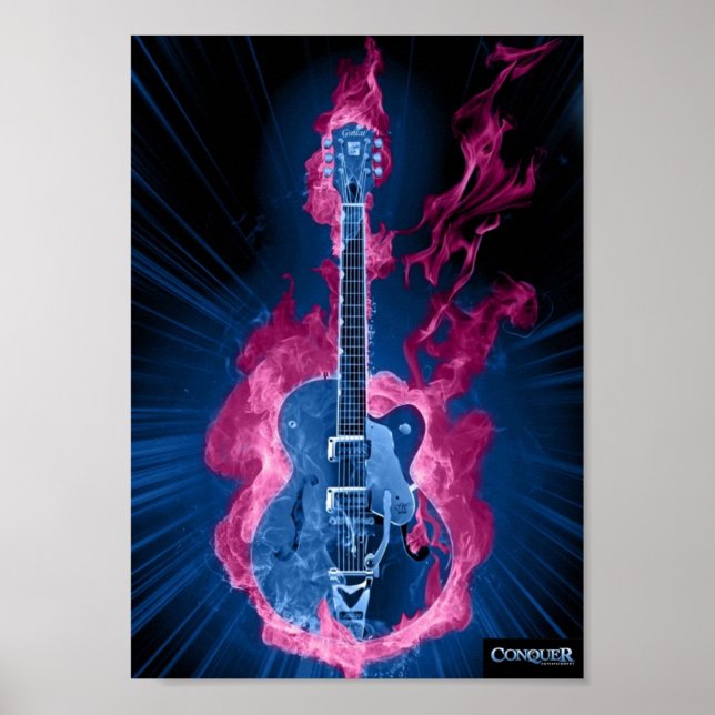 Conquistar Poster de violão (Frente)