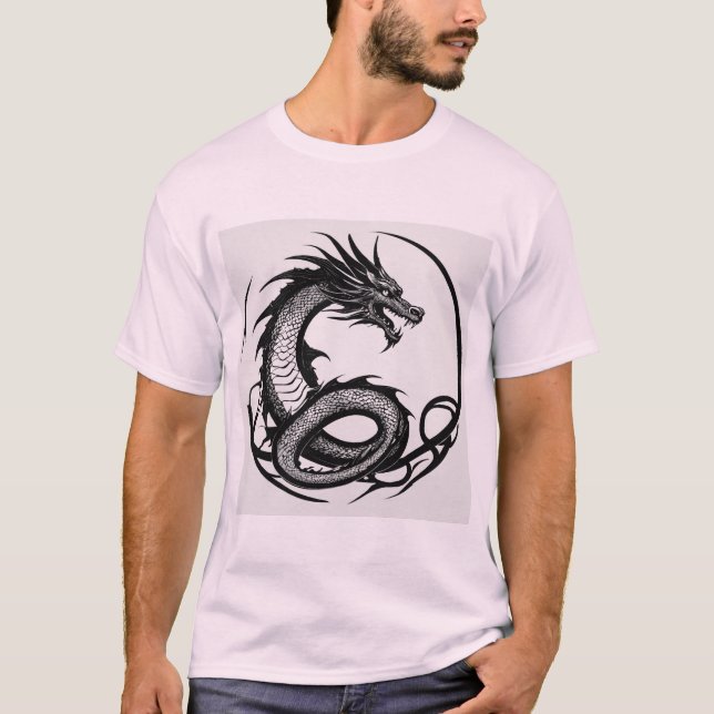 Conquiste seu estilo com nossa camiseta Dragão (Frente)