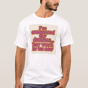 Conquistei minha camiseta de demônios