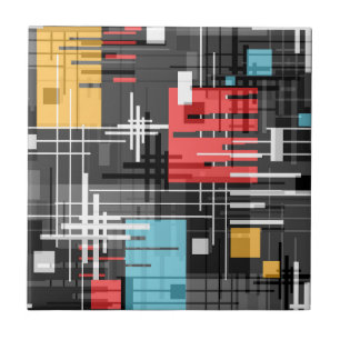 Cons revestidos de formas geométricas abstrato mod