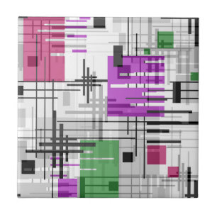 Cons revestidos de formas geométricas abstrato mod