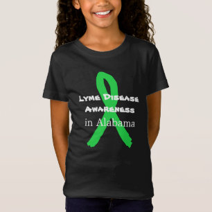 Consciência da doença de Lyme na camisa do Alabama