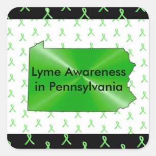 Consciência da doença de Lyme nos adesivos da Pe