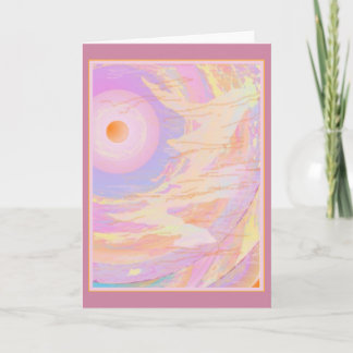 Consciência dbl Art Saudação Cartão dif front/back