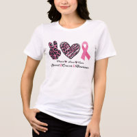 Consciência do Cancer da Mama Paz Amor Cura Rosa