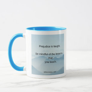 Consciente ensine caneca (canhota)