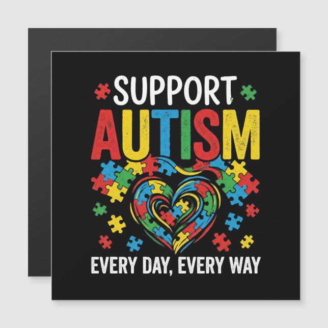 Conscientização do autismo (Frente/Verso)