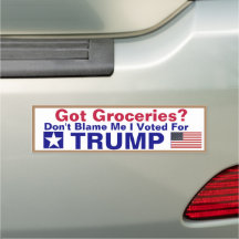 Consegui Compras - Não me Culpe, Eu Votei no Trump