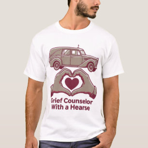 Conselheiro de Luto Com Camiseta Funeral de Carroç