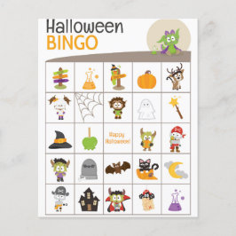 Conselho Adorável do Dragão Halloween BINGO!