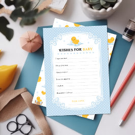 Conselho Bath De Bolha De Pato Amarelo Deseja Um Cartão De 