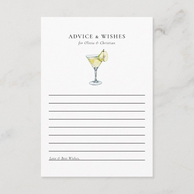 Conselho Bem Deseja Um Cartão De Conselhos De Chá de panela (Frente)