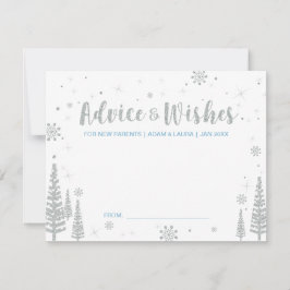 Conselho Cartão Azul de Chá de fraldas para mãe, pais