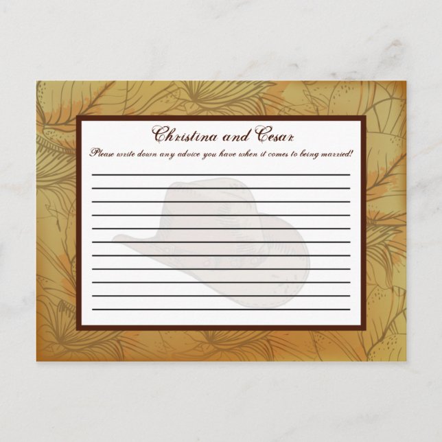 Conselho Cartão de Aconselhamento Escrevível de Garota Ocid (Frente)