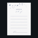 Conselho Cartão de Aviso de Casamento Branco Elegante Celes<br><div class="desc">Convide seus convidados para uma noite de romance e luz estelar com este cartão celestial elegante de casamento branco da Coleção Celestial Elegante de Casamentos. Com um fundo branco brilhante adornado com estrelas cintilantes e uma tipografia refinada, este design celeste moderno é perfeito para casais que amam uma estética minimalista,...</div>