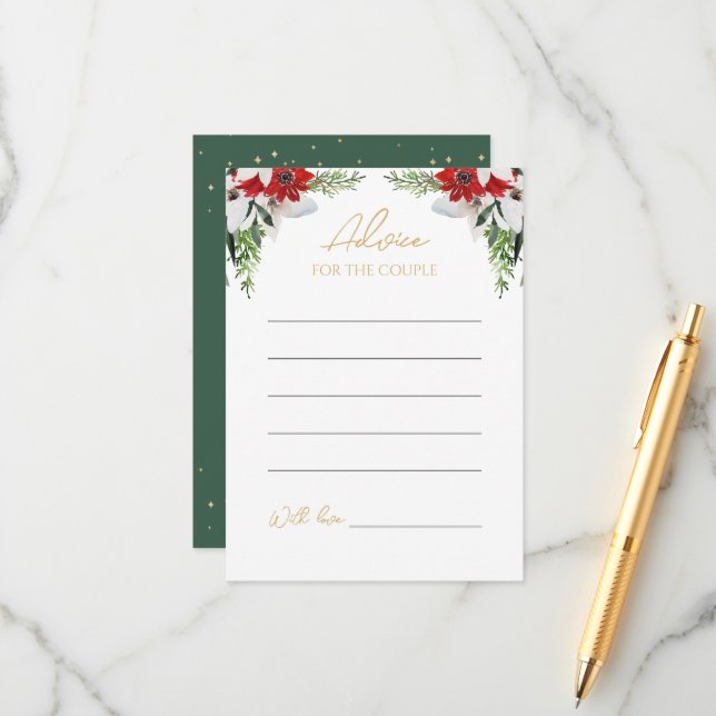 Conselho Cartão de Aviso de Casamento Clássico Simples de N (Frente/Verso In Situ)