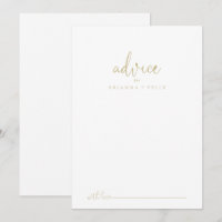 Cartão de Aviso de Casamento de Script de Rico de 
