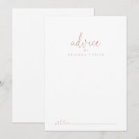 Cartão de Aviso de Casamento de Script de Rico de