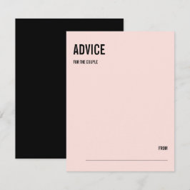 Conselho Cartão de Aviso de Casamento para Tipografia Rosa 