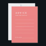 Conselho Cartão de Aviso de Casamento Rosa Minimalista Citr<br><div class="desc">Apresentando nossa Design de Cartão de Conselheiro de Casamento Rosa Minimalista Citrus, onde simplicidade encontra sofisticação em uma paleta de tons brilhantes de citros. Com fundo sólido em fontes tipográficas cor-de-rosa, laranja, amarela ou verde e limpas, esse tema exumenta a elegância contemporânea com um toque de encanto retrorreflector. Projetados para...</div>