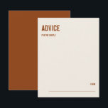 Conselho Cartão de Aviso de Casamento Simples sobre Tipogra<br><div class="desc">Personalize o texto personalizado acima. Você pode encontrar itens de coordenação adicionais em nossa coleção "Simple Boho Typografia Wedding Suite". ***POR FAVOR, NOTA: TODA A PALAVRA, TEXTO E COR DE FUNDO É EDITÁVEL. Você pode alterar todas as palavras e também pode alterar a cor do texto. Para itens que tenham...</div>