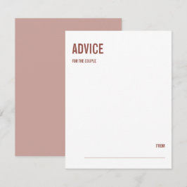 Conselho Cartão de Aviso de Casamento Simples sobre Tipogra