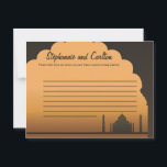 Conselho Cartão de Aviso Escritível para Casamento de Sonho<br><div class="desc">Estas adoráveis Cartas de Aconselhamento Escrito são a adição perfeita a qualquer casamento. Basta entregar estas cartas aos seus convidados, juntamente com canetas Sharpie de ponta fina. Seus hóspedes podem anotar qualquer conselho que tenham para a nova noiva e noiva. Estas são impressas com tamanho de 4, 25" x 5,...</div>