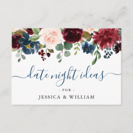 Conselho Cartão de Aviso Noite de Data de Chá de panela Bur