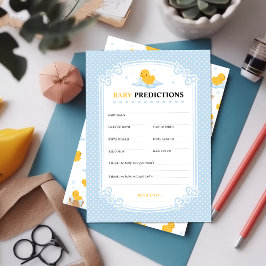 Conselho Cartão de Jogo Predicações do Bebê Bath Pato Amare