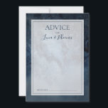 Conselho Celestial Night Sky com Cartão de Aviso de Casamen<br><div class="desc">Este céu noturno celeste com cartão de conselho de casamento é perfeito para o seu casamento encantado com as estrelas. O céu azul-d'água escuro, pontilhado com estrelas prateadas, vai dar o tom para o seu casamento ao ar livre. Personalize-o como quiser ou mantenha-o como está. Olhe o resto da coleção...</div>